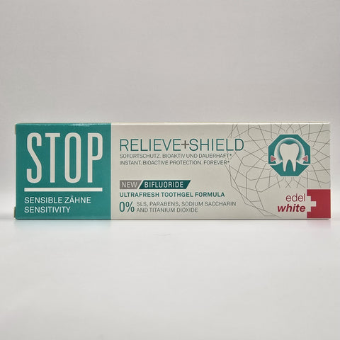 edel+white STOP RELIEVE + SHIELD Zahnpasta
