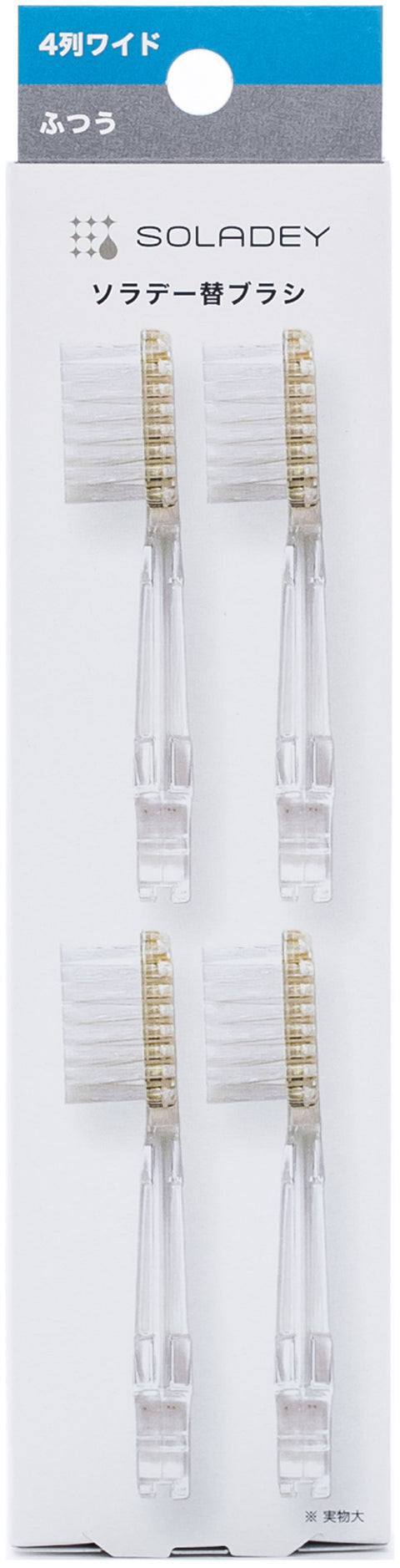 Ersatzbürstenköpfe Medium – 4er-Pack, 4 Reihen