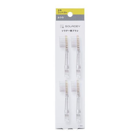 Ersatzbürstenköpfe Medium – 4er-Pack, 3 Reihen