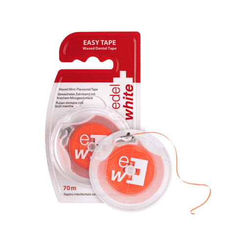 edel+white® Easy Tape – Gewachstes Zahnband mit Minzgeschmack