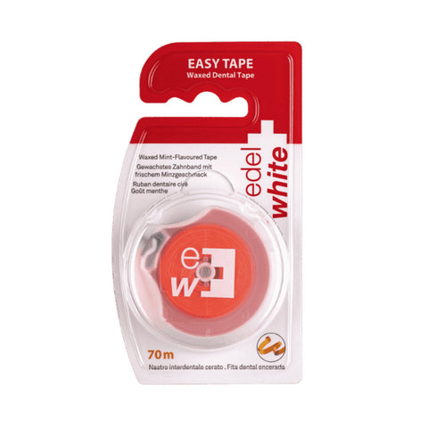 edel+white® Easy Tape – Gewachstes Zahnband mit Minzgeschmack