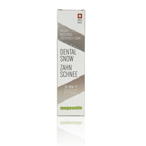 megasmile DENTAL SHOW ZAHN SCHNEE 3-in-1 Whitening mit Sofort- und Langzeitwirkung