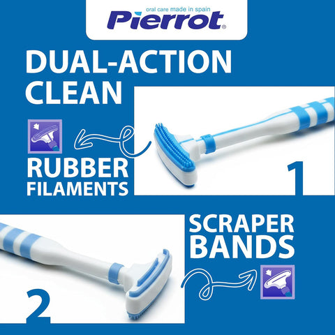 Pierrot Zungenreiniger – mit Silikonlamellen